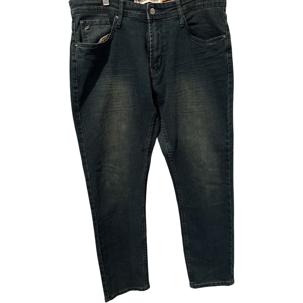 Tailor Vintage 5 pocket Men's Blue Slim Fit Denim Jeans #589
